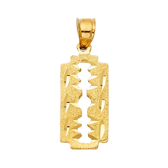 14K Yellow GoldKeyhole Pendant